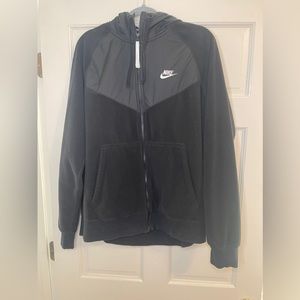 Nike zip up fleece hoodie